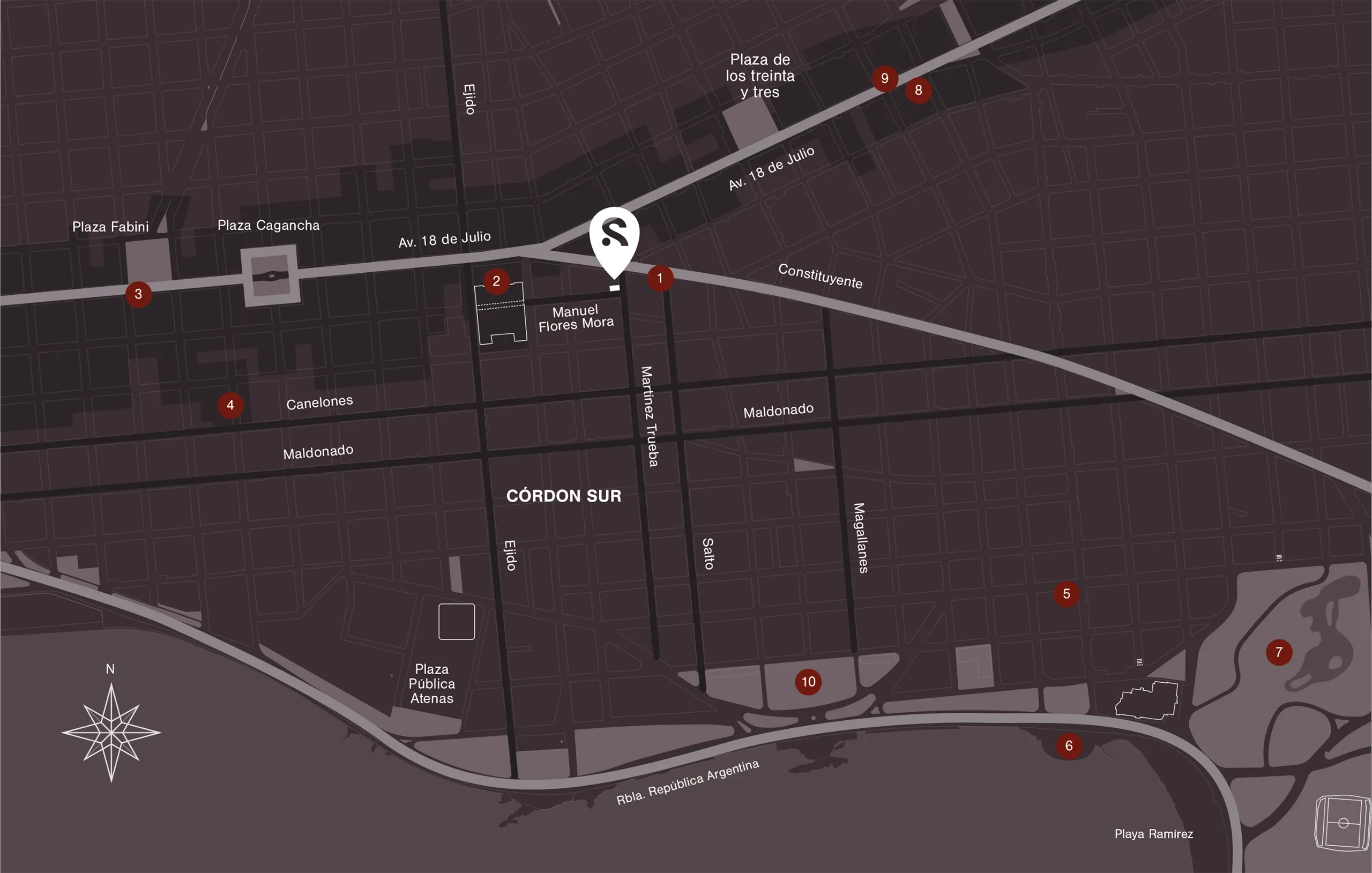 Mapa SOFT Mora de Fikainvest.uy